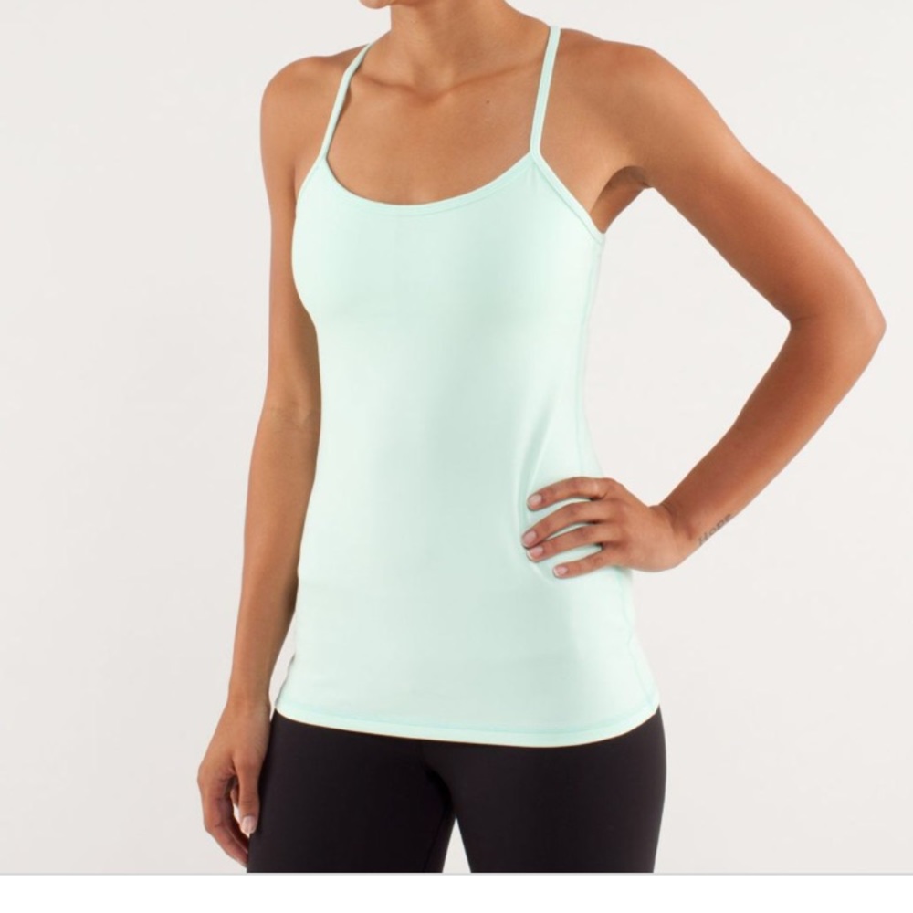 Lululemon Power Y Tank Mint